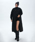 Black Mesh Layered Skirt
